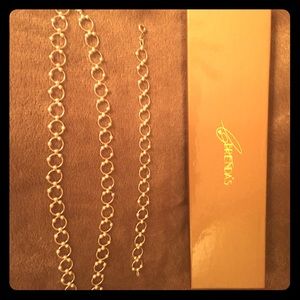 Sterling Silver Necklace and Bracelet